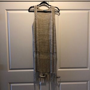 Women’s fringe vest